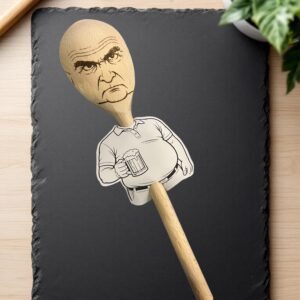 Lingură de lemn hazlie | Domestika.ro