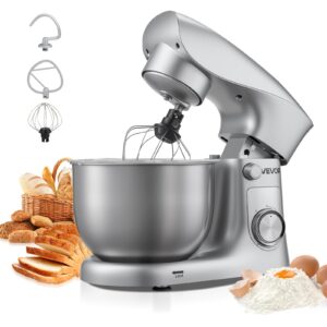 Mixer Electric de Bucatarie VEVOR 1500W - Bol Inox 4.2L, Perfect pentru Paine si alte aluaturi | Domestika.ro
