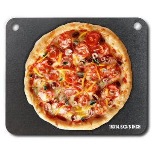 Placa de Otel pentru Pizza VEVOR 40 x 37 x 1cm - Pentru Pizza Crocanta si Rapida la Cuptor | Domestika.ro