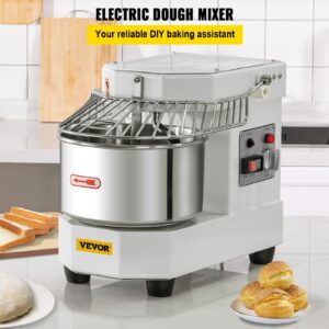 Mixer Profesional pentru Aluat cu Bol Inox 8L - VEVOR | Domestika.ro