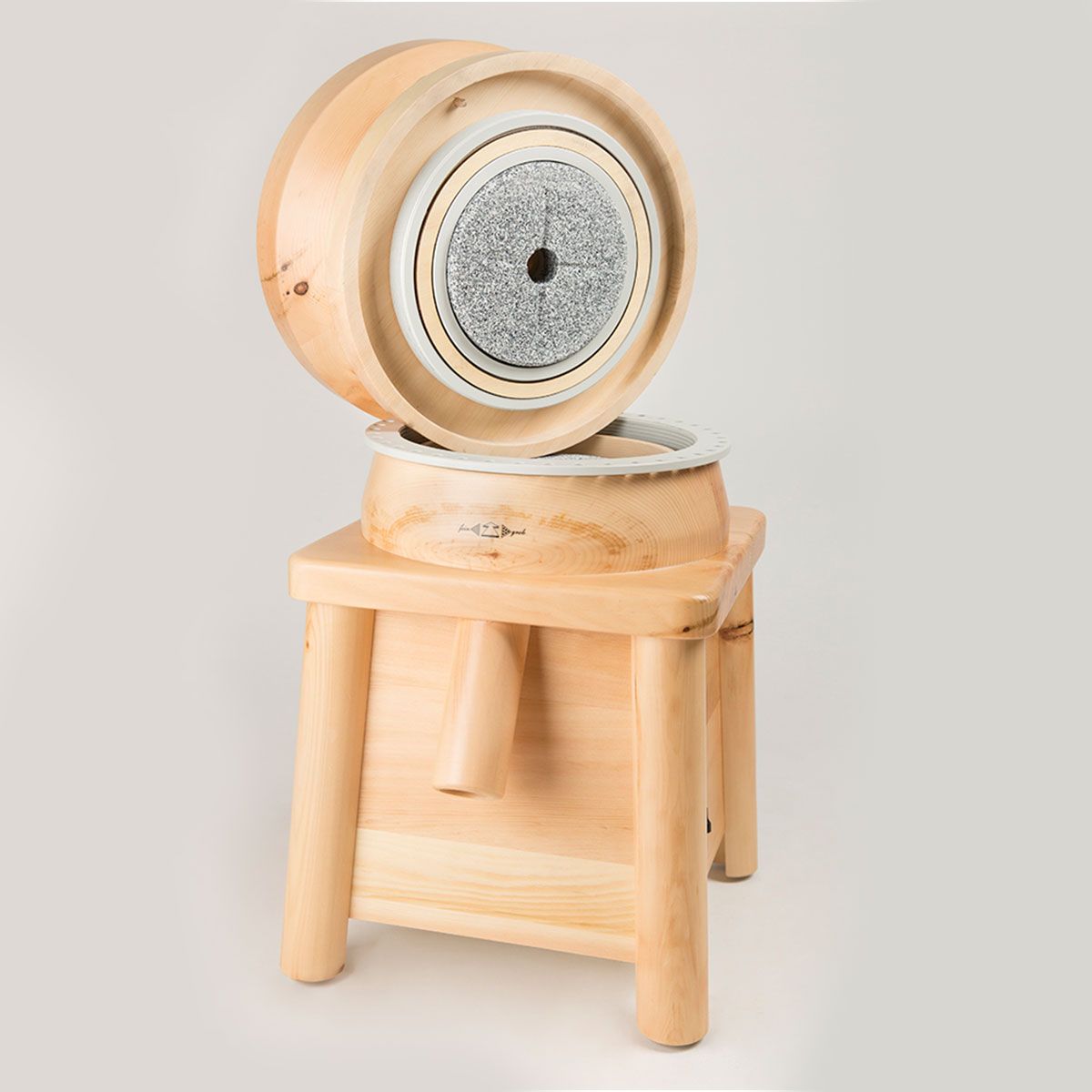 Moara profesionala cu piatra WALDNER Industry, 240 gr/min, 1100W | Domestika.ro