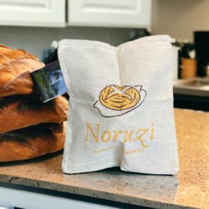 Sac pentru paine, din bumbac, 30x35 cm, Noruzi | Domestika.ro