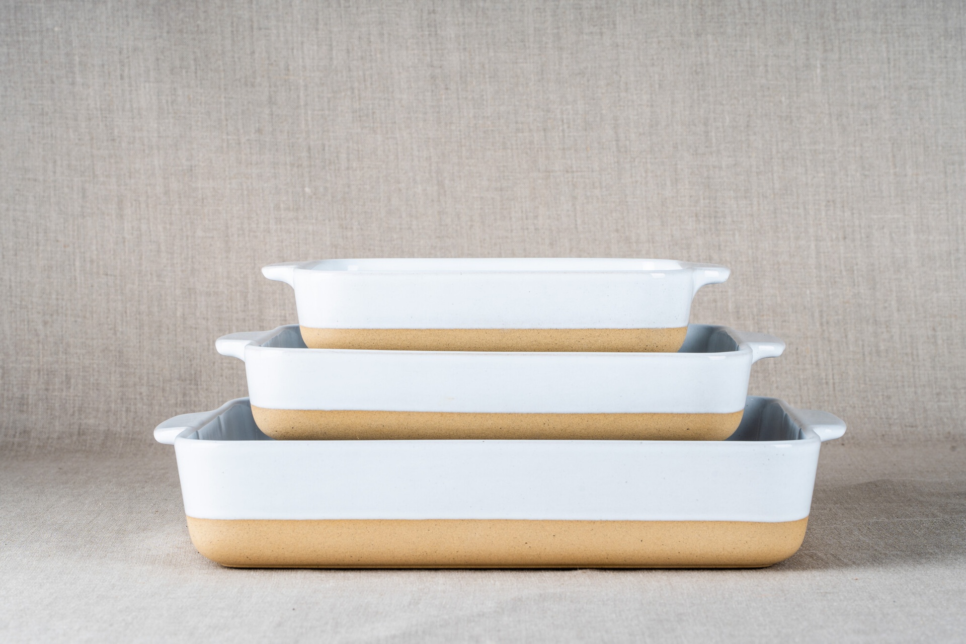 LURCH Terra Nova Vas din ceramica S 24,6x16,5x5,1cm alb/crem | Domestika.ro