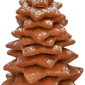 Set pentru Craciun brad de craciun din 6 stelute, otel inoxidabil | 6 forme | Domestika.ro