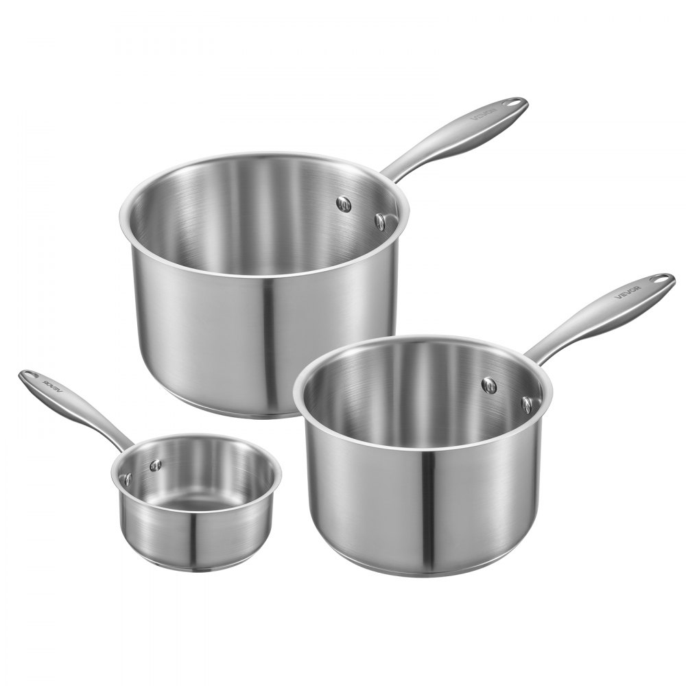 Set 3 Cratițe Inox cu Capace Sticlă, suprafata antiadezivă, pentru toate tipurile de plite - imagine 4