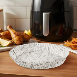 Hârtie copt Air Fryer 23cm, 50 buc, 220°C