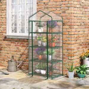 Sera balcon compacta cu 4 rafturi