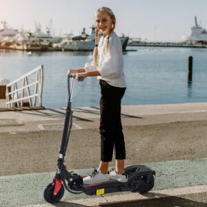 Trotineta electrica pliabila HOMCOM 12 km/h - cu ghidon reglabil