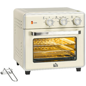 Mini Cuptor Electric 5 în 1, 20L, 1400W - Grill, Cuptor, Friteuza Aer Cald