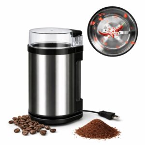 Râșniță Electrică Cafea Macvi® 180W Oțel Inoxidabil
