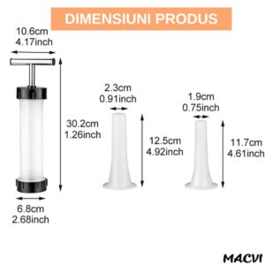 Aparat Manual Umplut Carnati Macvi® - Inox, 2