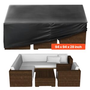 Husa Protectoare Mobila Gradina, Impermeabila, 239x239x71 cm