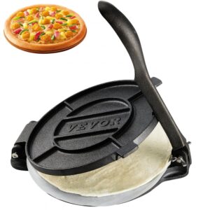 Presa pentru Tortilla 8 inch, Fonta Rezistenta cu 100 Hartii Pergament